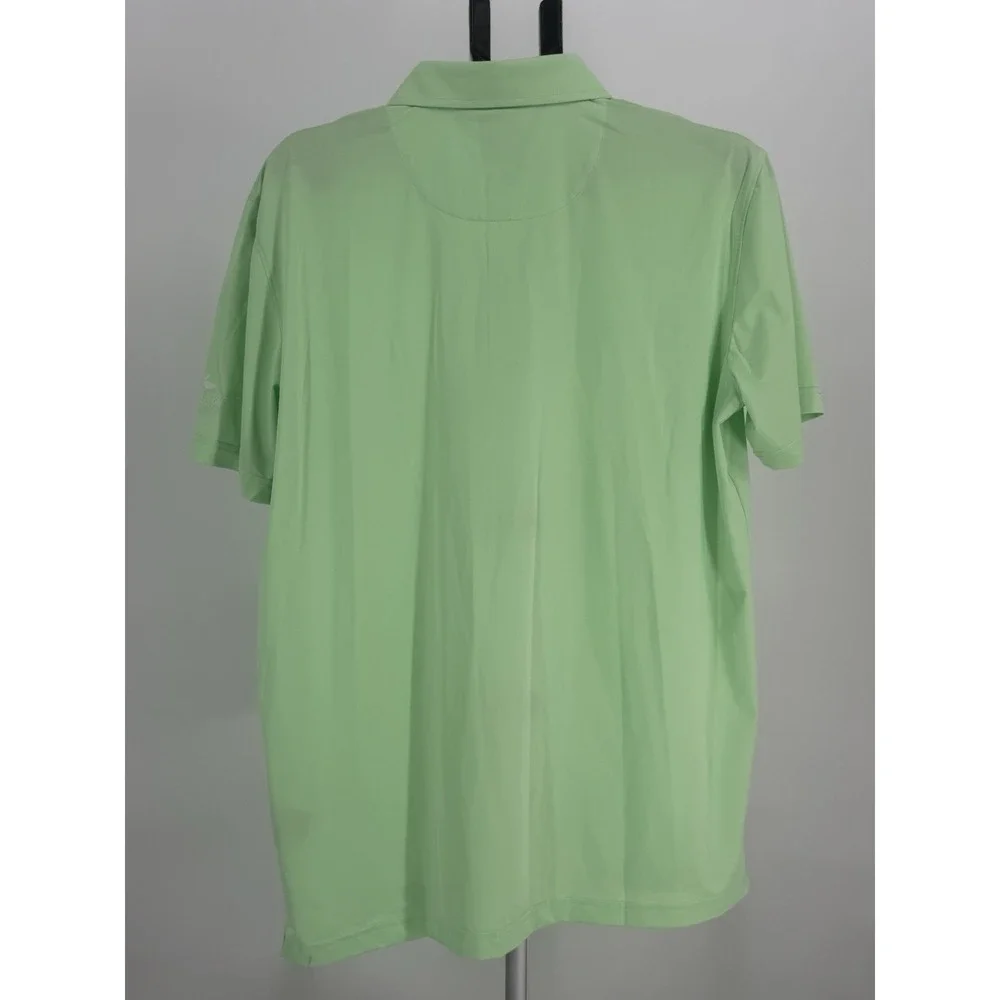 Donald Ross Sports Polo Shirt L Green Golf Performance MIAMI LAKES CLUB LOGO - Picture 3 of 4